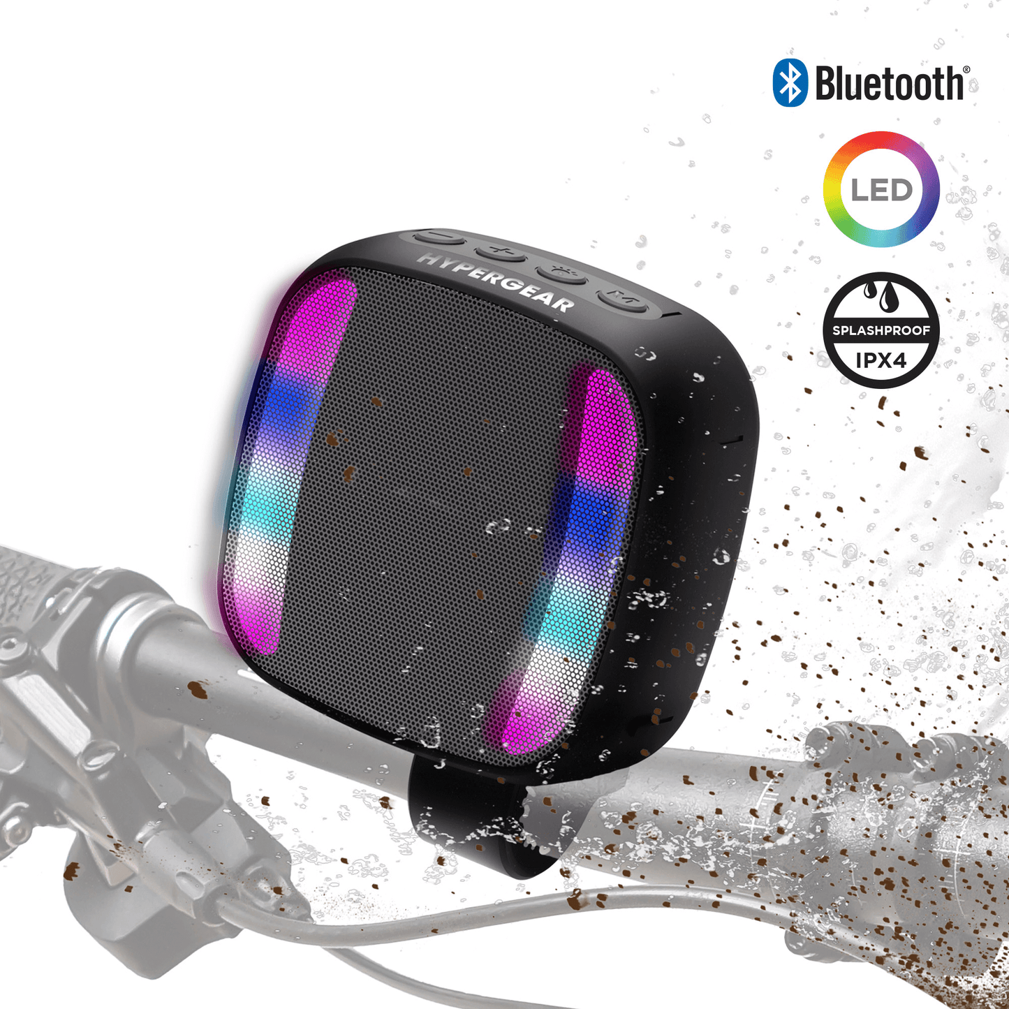 Spin Cycle LED Wireless Bike Speaker