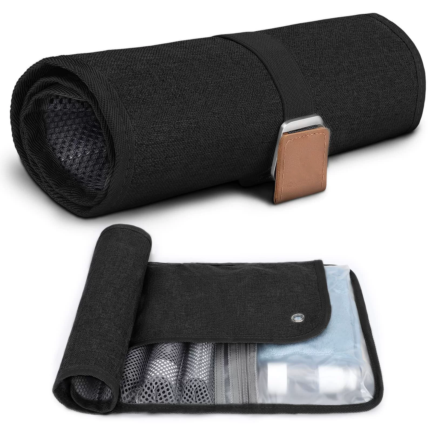 Mens Travel Toiletry Bag Compact, Durable & Organized