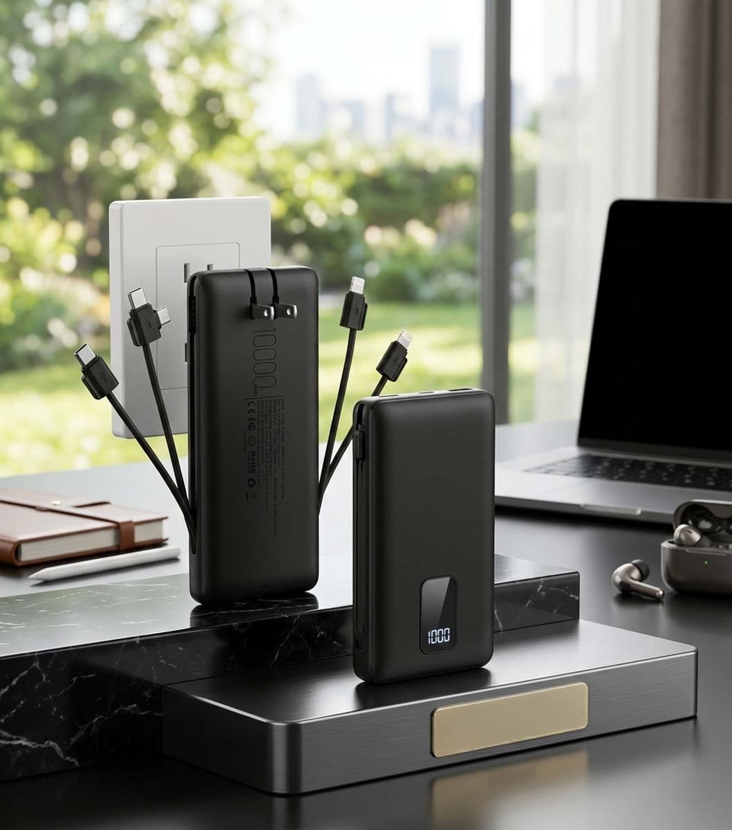 Any Charge 10K PWB With Wall Plug = Cables