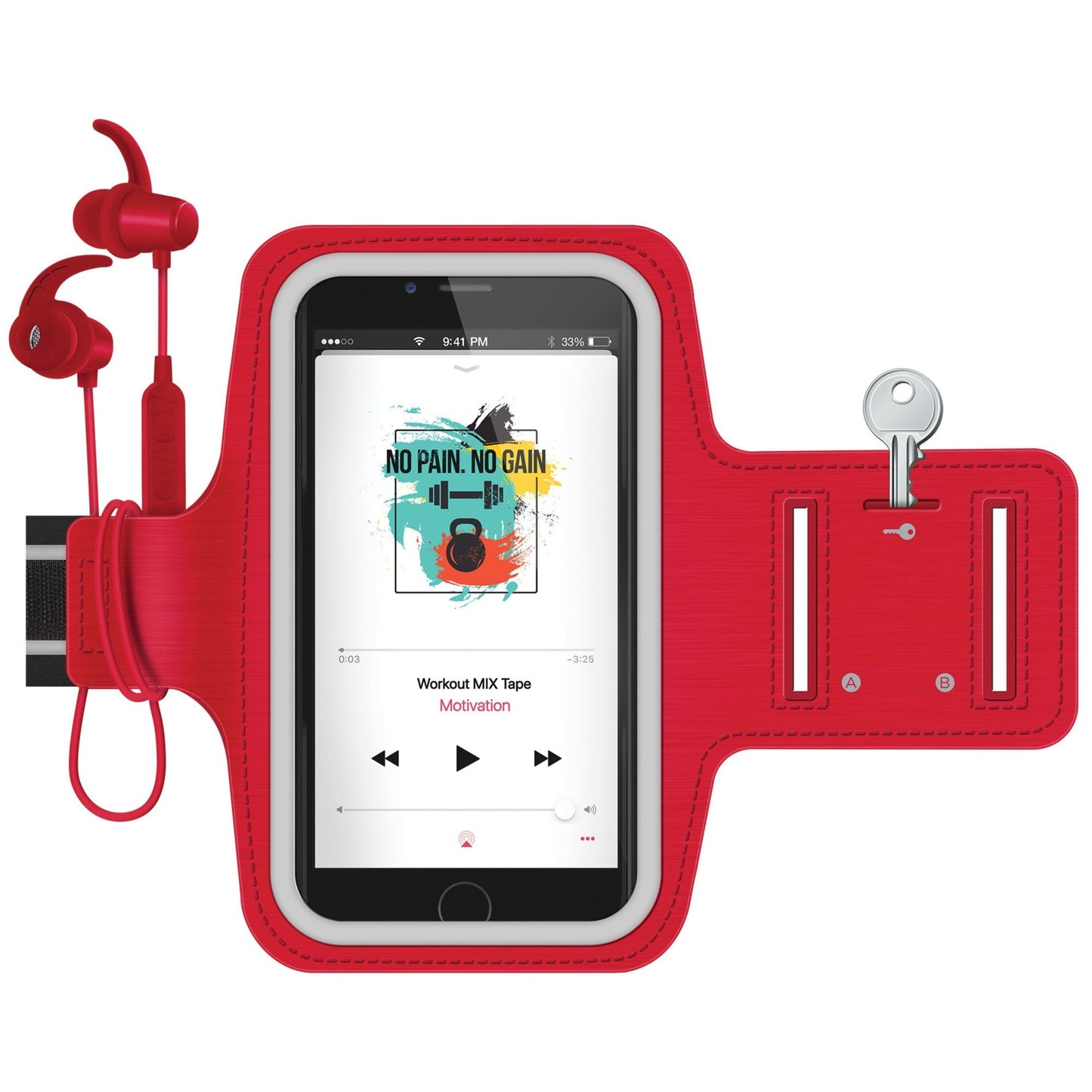 ActiveGear Wireless Earphones + Sports Armband