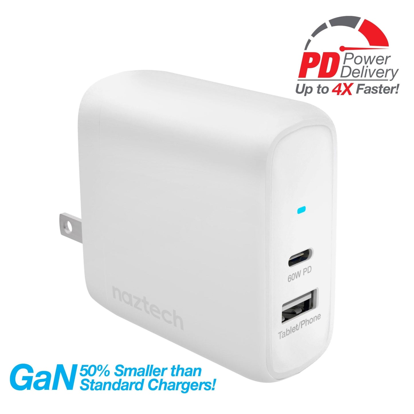 PD68W GaN Dual Wall Charger