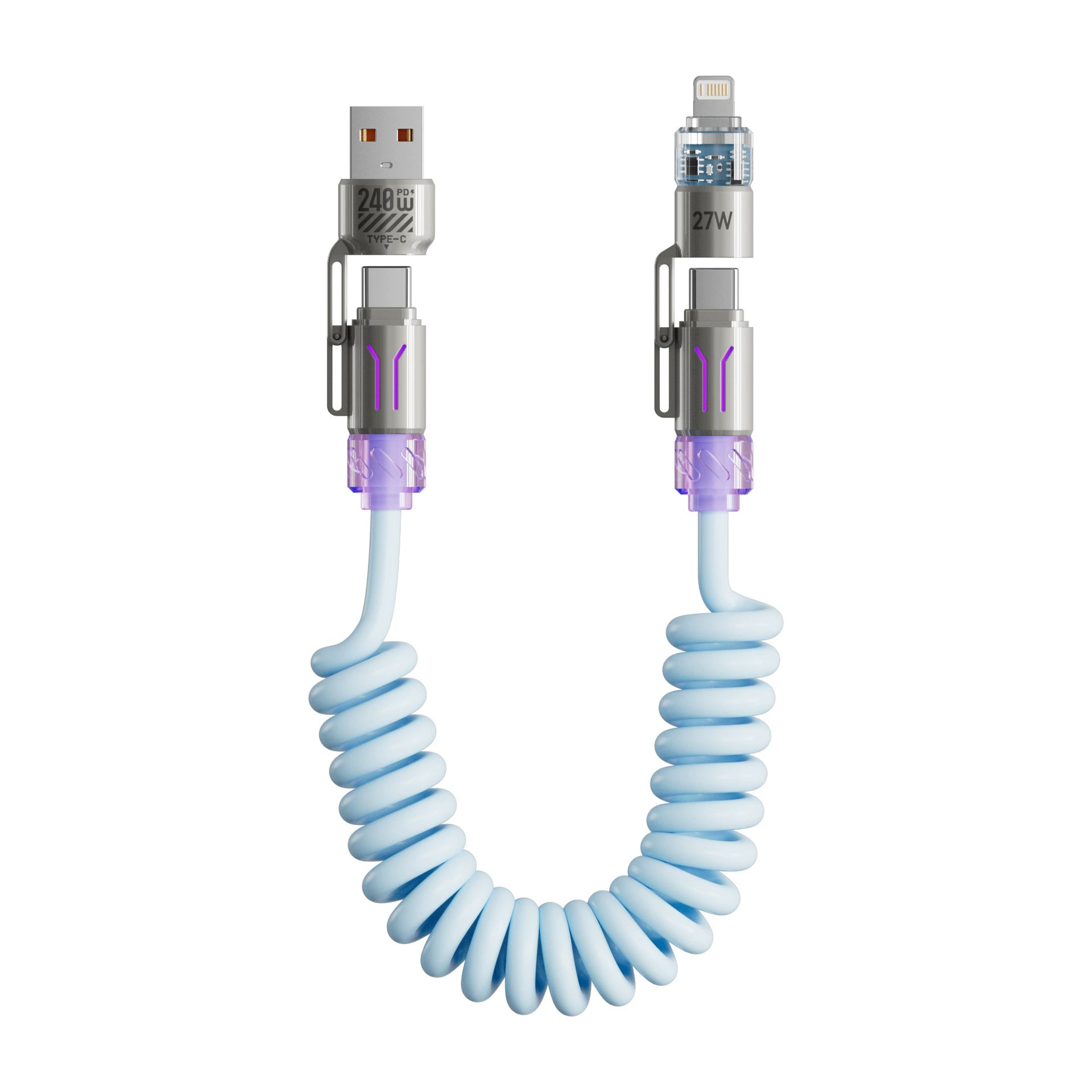 Power Spring 4 N 1 240 W Fast Charging Cable
