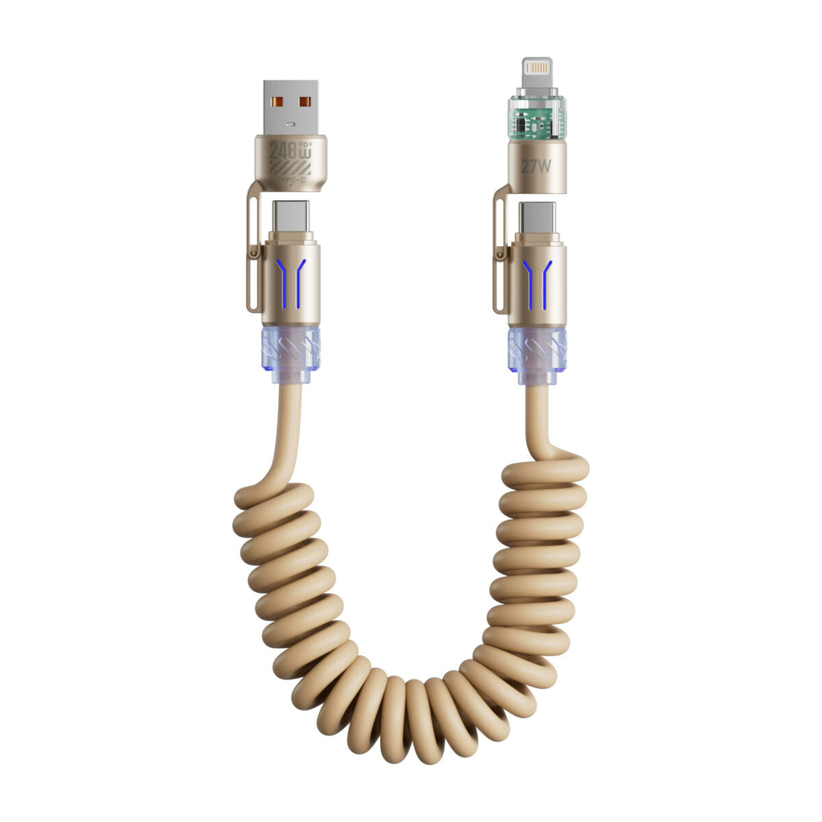 Power Spring 4 N 1 240 W Fast Charging Cable