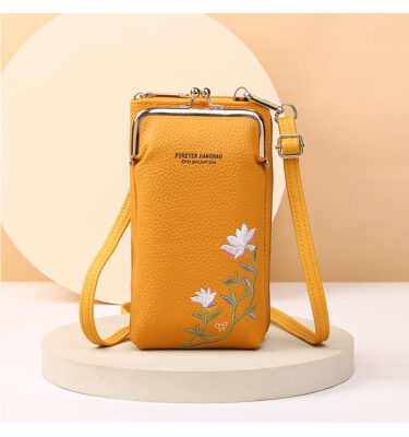 Clarissa Clip Zip Crossbody Wallet
