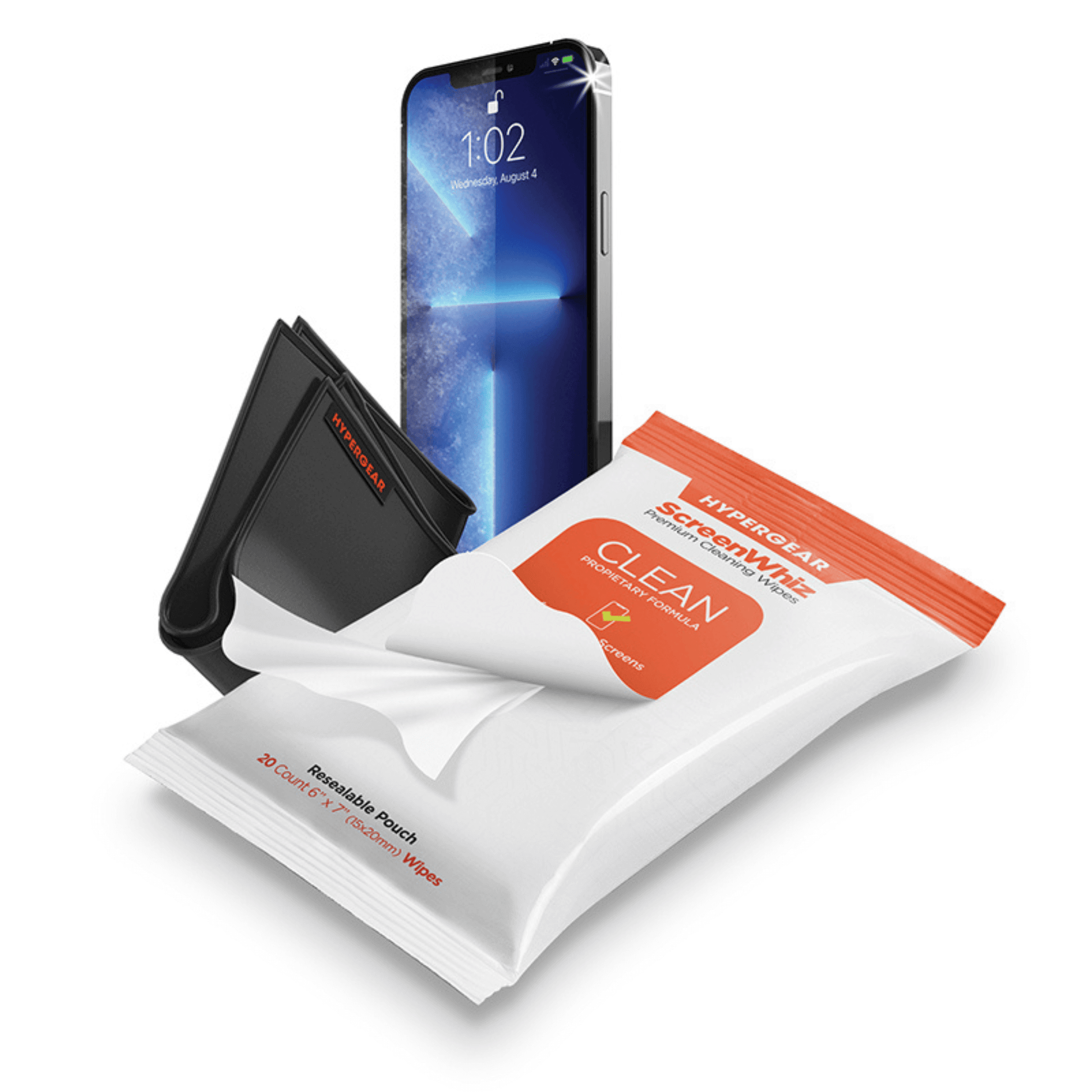ScreenWhiz Screen Cleaning Wipes and Cloth Kit