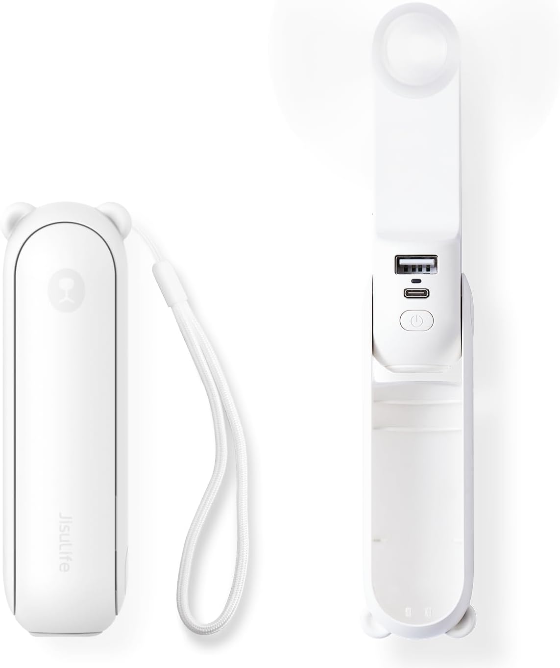 Quick And Cool Handheld Fan White
