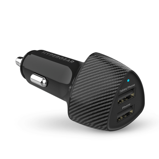 SpeedBoost 12W USB + 5W USB Car Charger