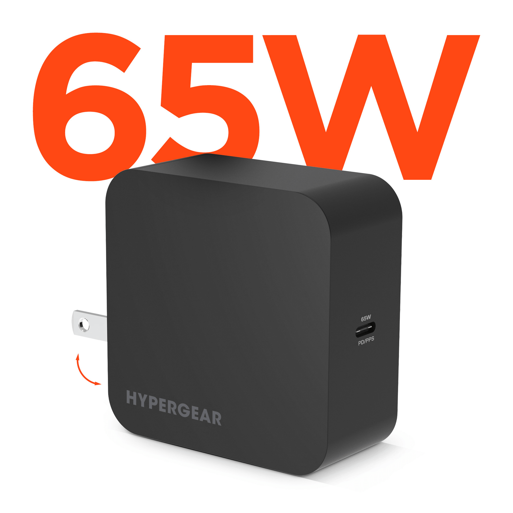 SpeedBoost 65W USB-C PD Laptop Wall Charger with PPS