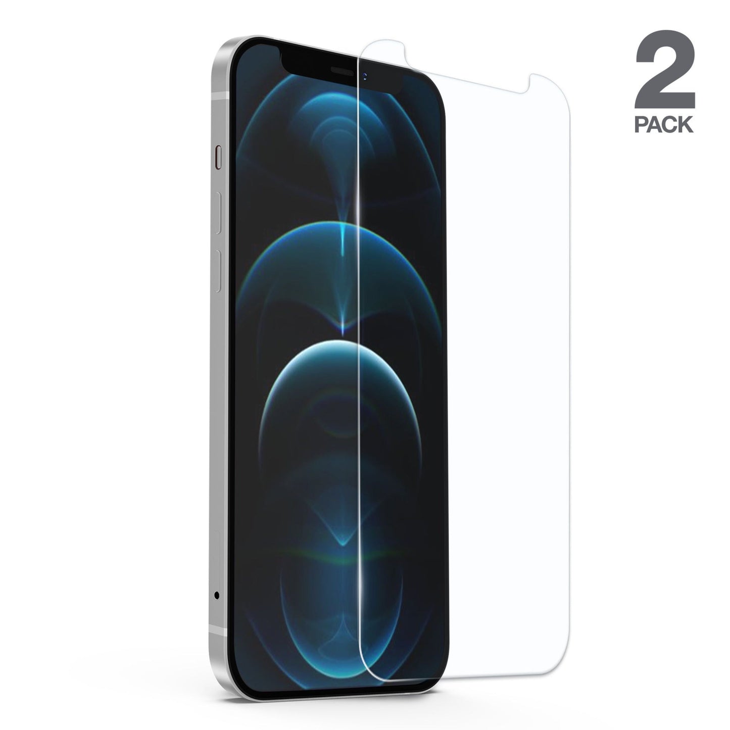 HD Tempered Glass for iPhone 12 Pro Max - 2pk