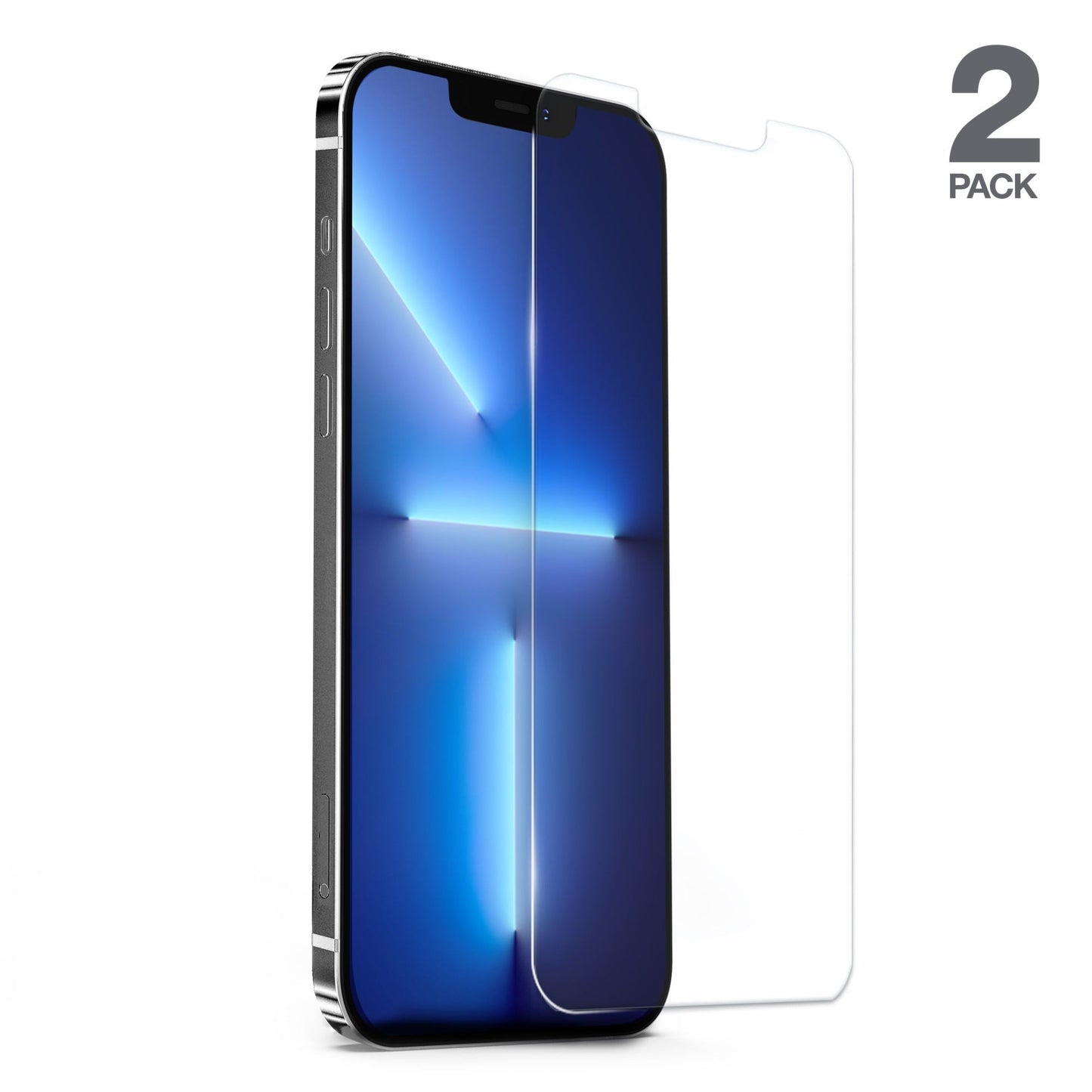 HD Tempered Glass Screen Protector for iPhone 13 Pro Max 2 Pack 