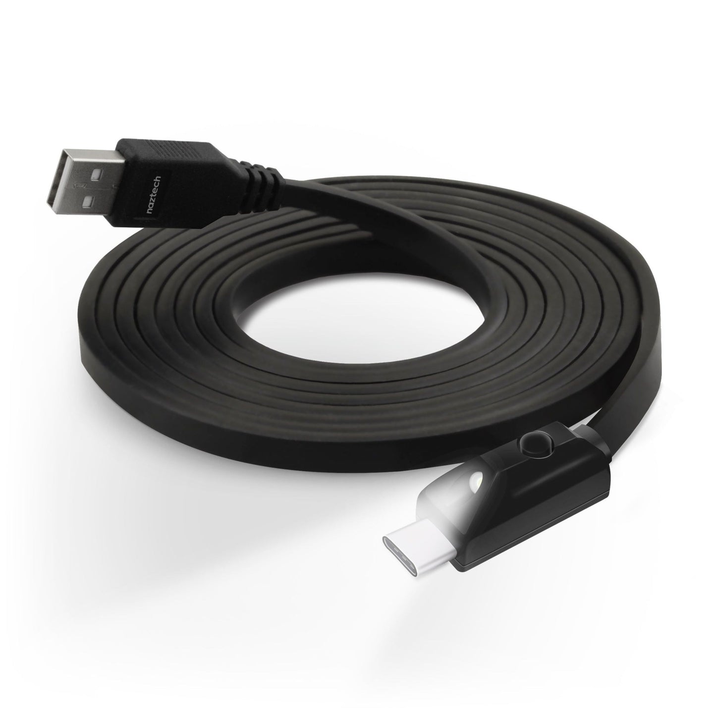 LED USB-A to USB-C 2.0 Charge/Sync Cable 6ft