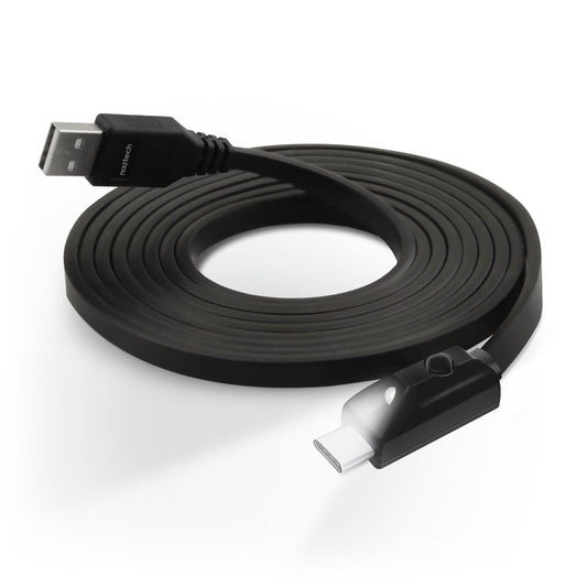 LED USB-A to USB-C 2.0 Charge/Sync Cable 6ft