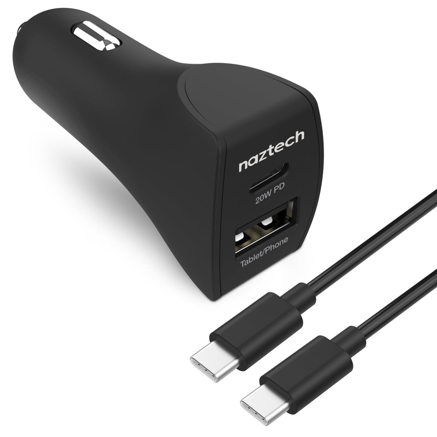 20W USB-C PD+12W USB Car Charger