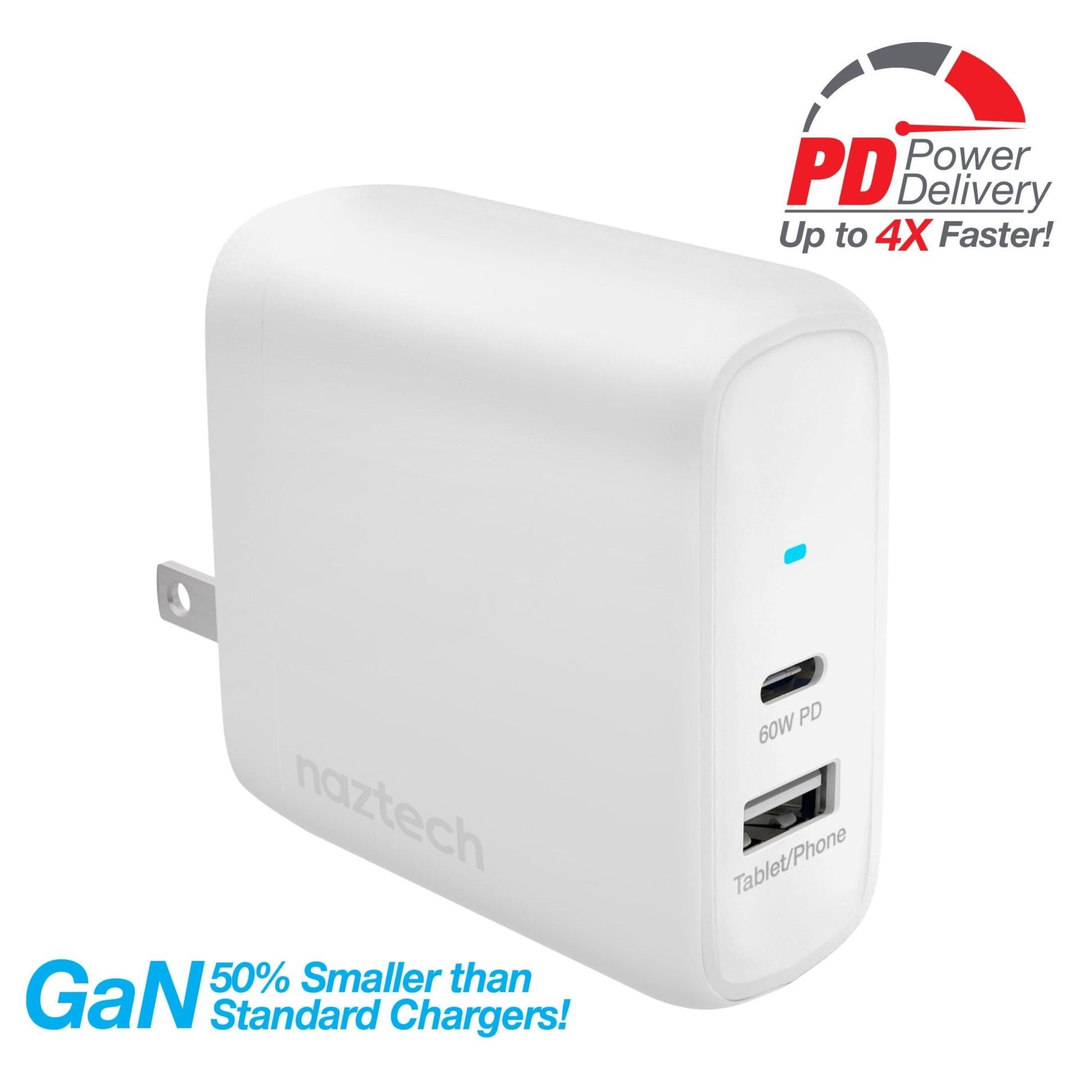 PD68W GaN Dual Wall Charger