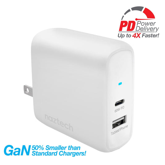 PD68W GaN Dual Wall Charger
