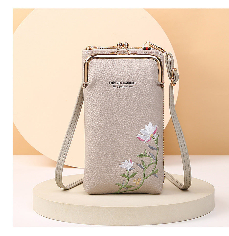 Clarissa Clip Zip Crossbody Wallet
