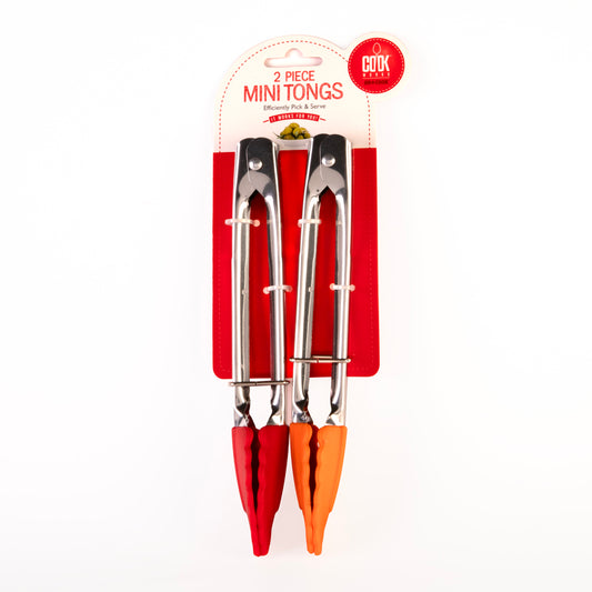 2PC MINI TONGS SET(6'')